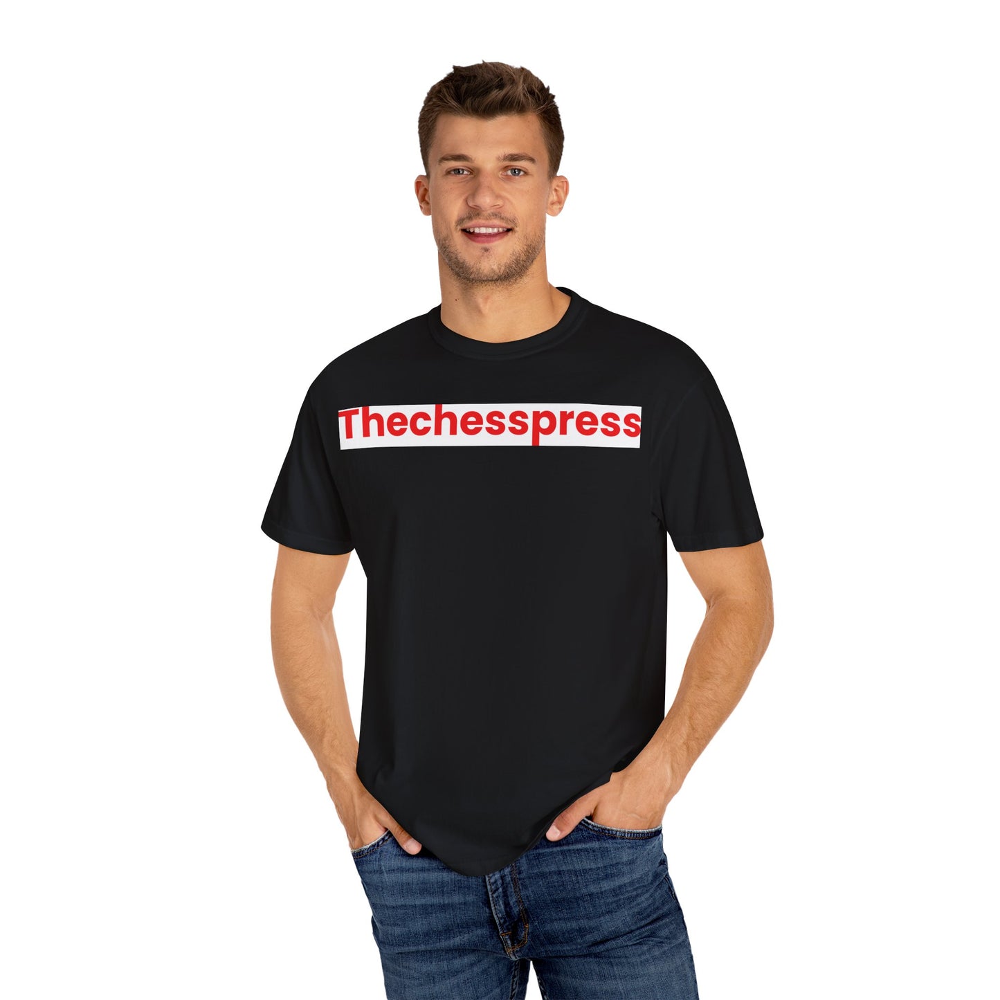 Chess Themed Unisex Garment-Dyed T-Shirt