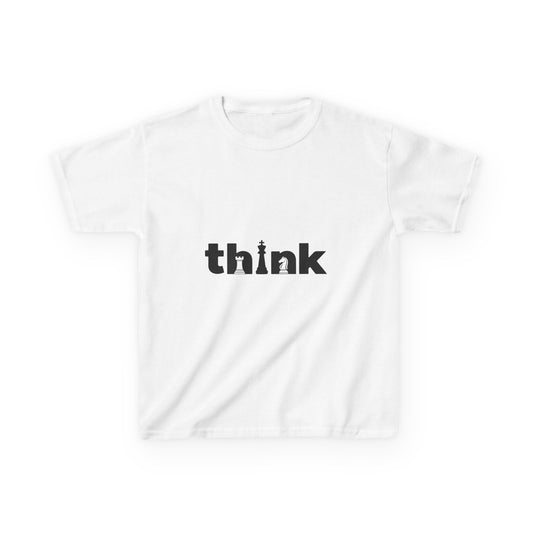 Think | Kids Chess Tshirt